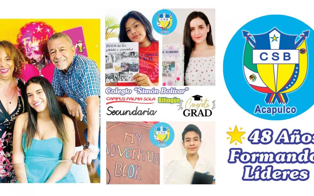 Graduación de 3o de Secundaria del Colegio Simón Bolívar Campus Palma Sola Bilingüe