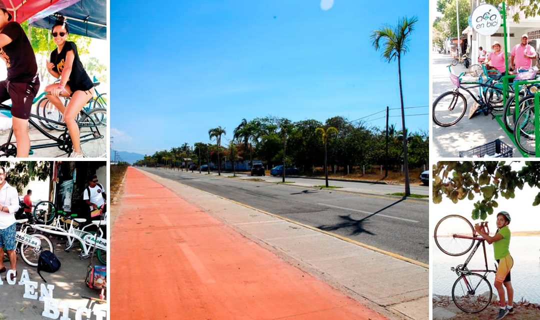Se inaugura la primera Ciclovía Metropolitana en Acapulco.