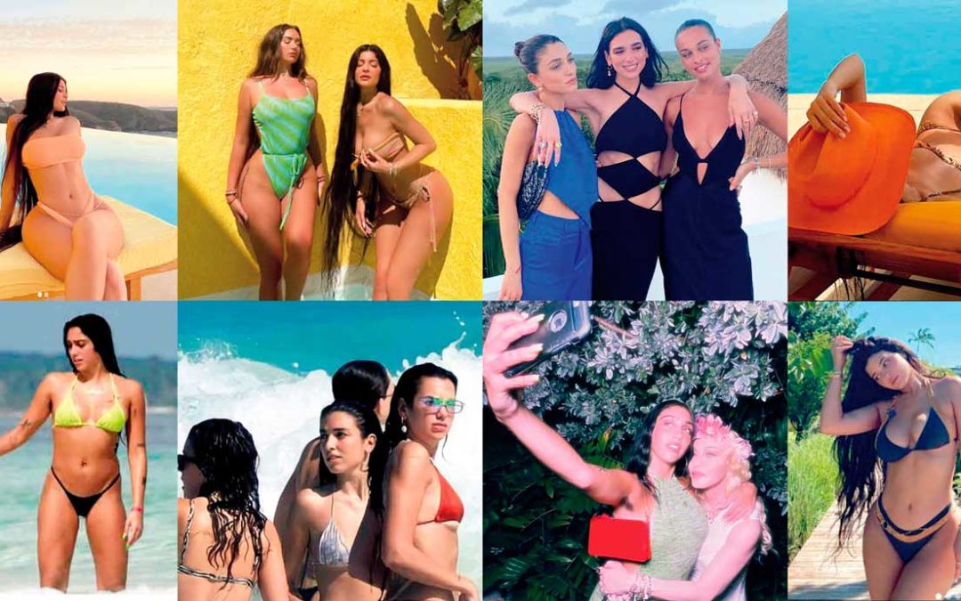 DUA LIPA, LOURDES LEON, Y LAS HERMANAS KYLE Y KENDALL JENNER PREFIEREN MEXICO PARA VACACIONAR !!