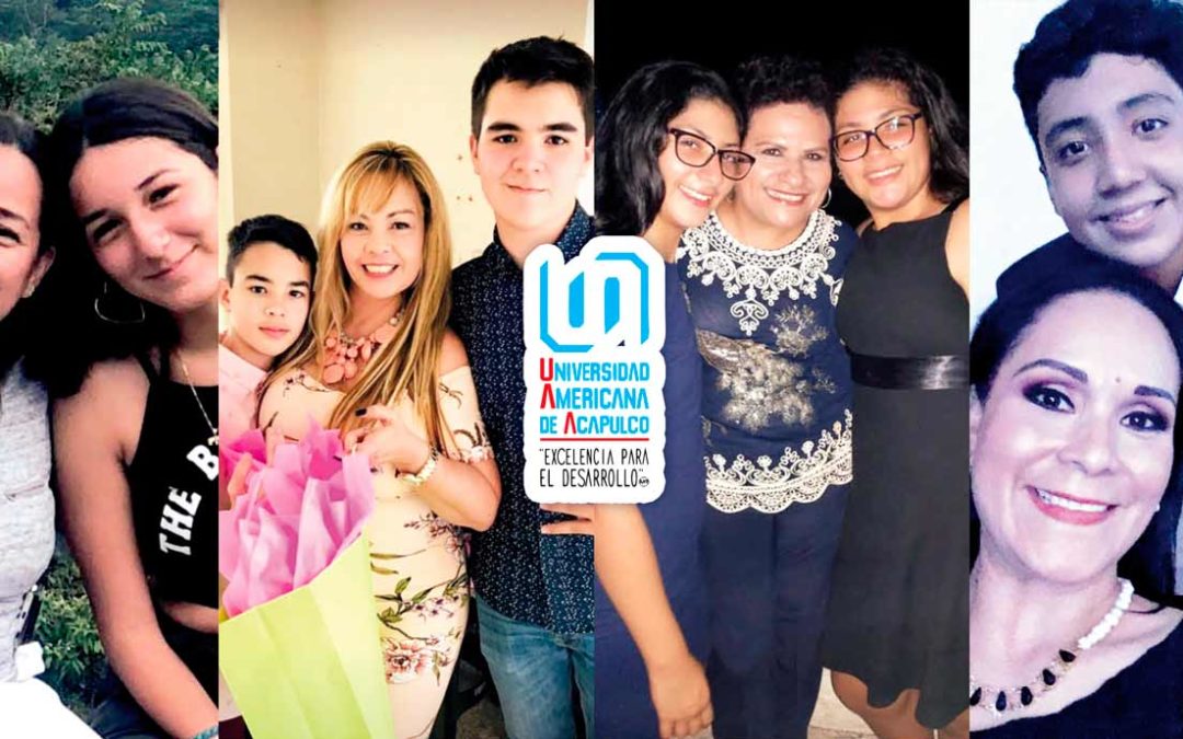 COMPARTEN FOTOS CON SU MAMA ALUMNOS DE LA PREPARATORIA AMERICANA