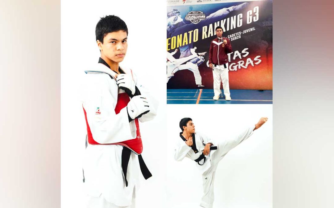 Destaca Giancarlo Escamilla Nogueda en Taekwondo Nacional