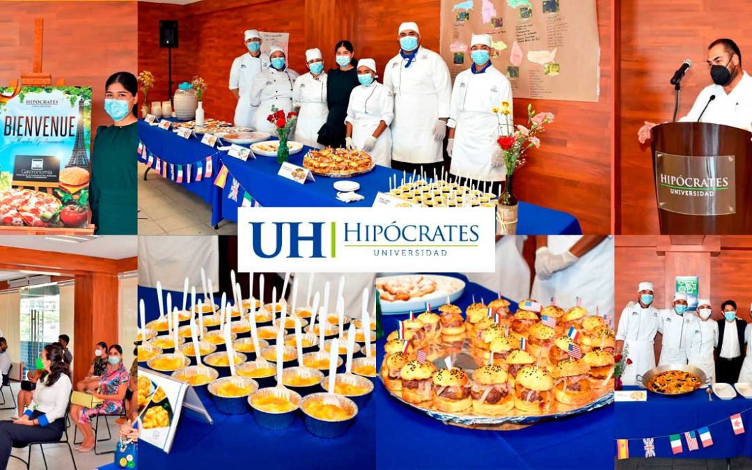 PRESENTAN ALUMNOS DE GASTRONOMIA DE LA UNIVERSIDAD HIPOCRATES MUESTRA DE COCINA EUROPEA Y NORTEAMERICANA
