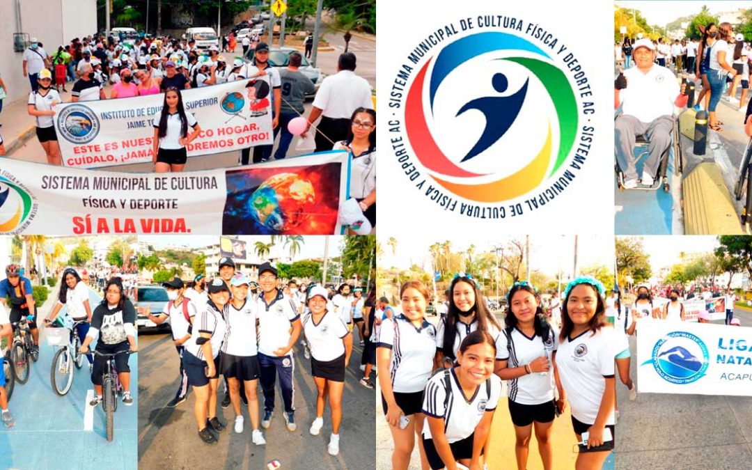 REALIZA CAMINATA POR EL MEDIO AMBIENTE EL SISTEMA MUNICIPAL DE CULTURA FISICA Y DEPORTE