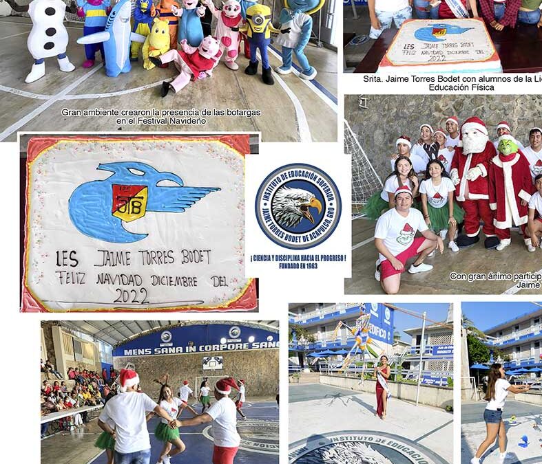 DIVERTIDO FESTIVAL  NAVIDEÑO EN EL  INSTITUTO JAIME  TORRES BODET